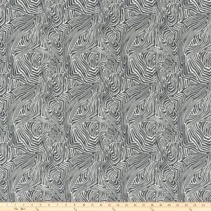 Icke Graphite Slub Canvas Fabric By Premier Prints
