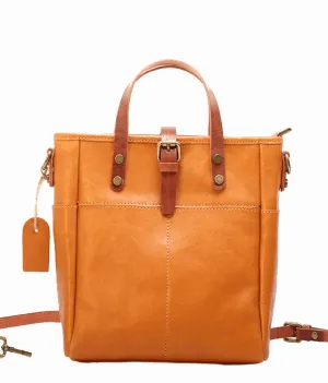 Italy Leather Work Tote Bag
