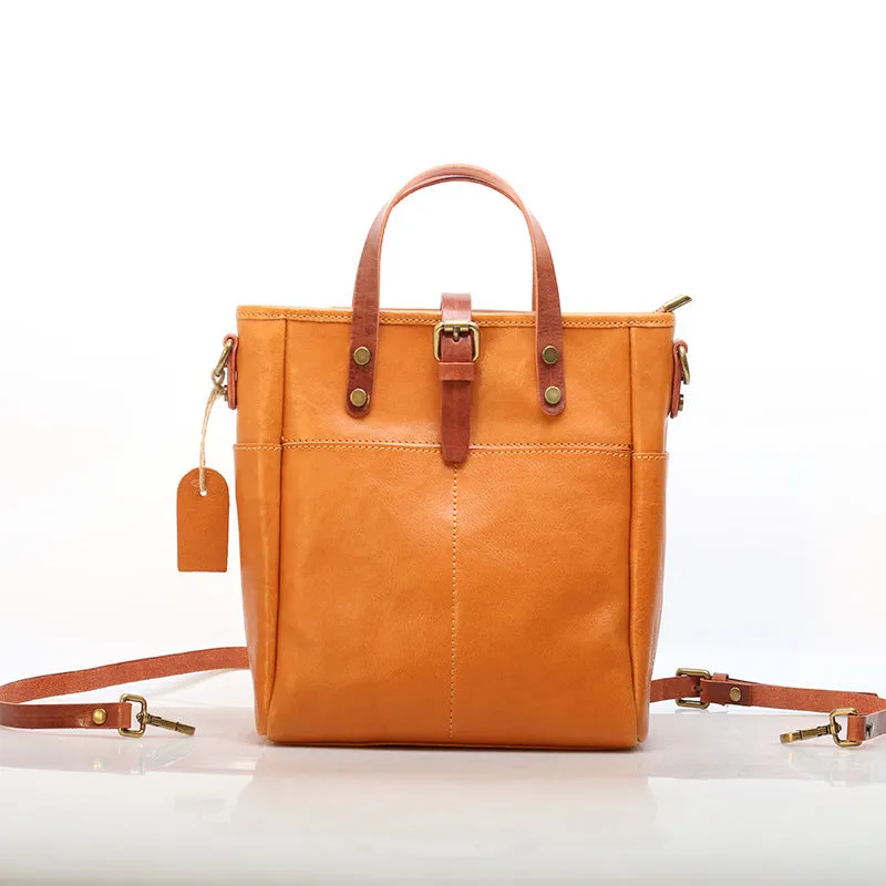 Italy Leather Work Tote Bag