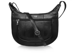 Ladies Cross Body Designer Handbag - Womens Real Leather Shoulder Bag QL174