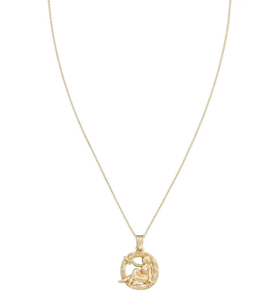 Large Virgo Zodiac Charm