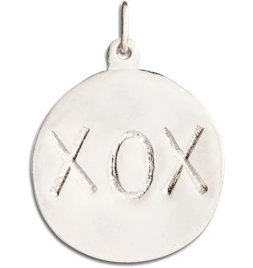 Large XOX Disk Charm