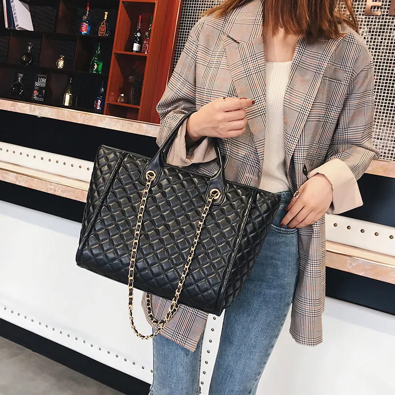 Luxury Handbags ,Large Shoulder Bag Women Leather Pu