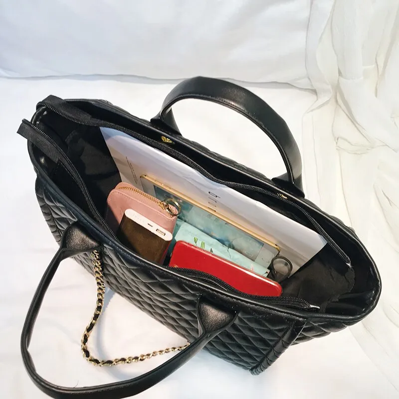 Luxury Handbags ,Large Shoulder Bag Women Leather Pu