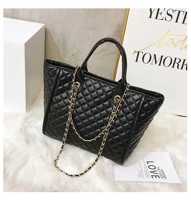 Luxury Handbags ,Large Shoulder Bag Women Leather Pu
