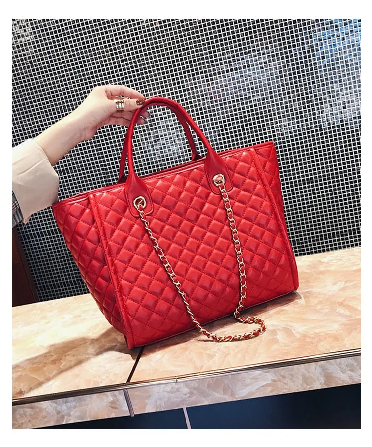 Luxury Handbags ,Large Shoulder Bag Women Leather Pu