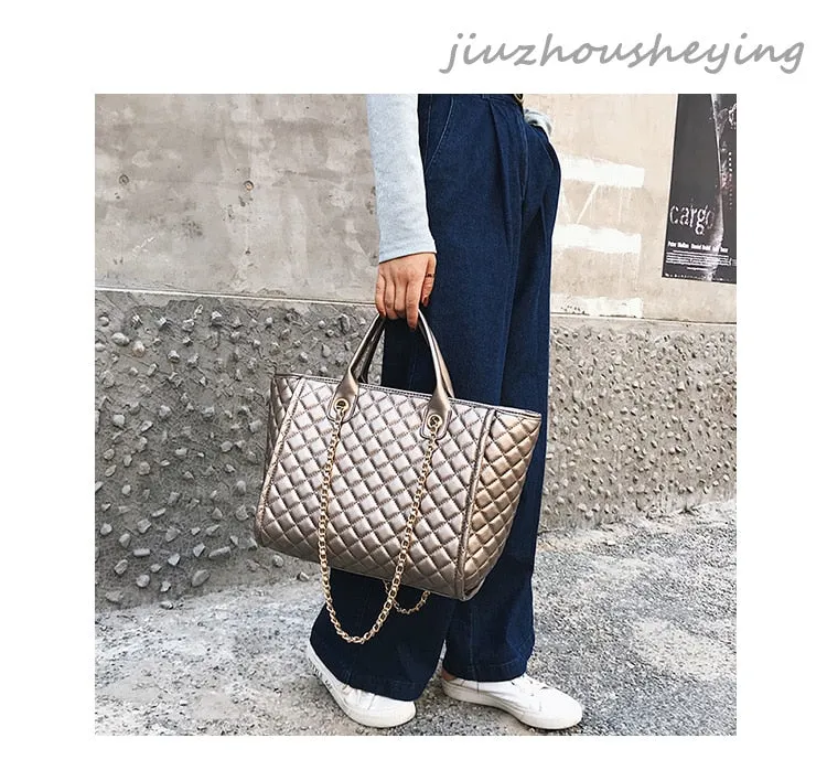 Luxury Handbags ,Large Shoulder Bag Women Leather Pu