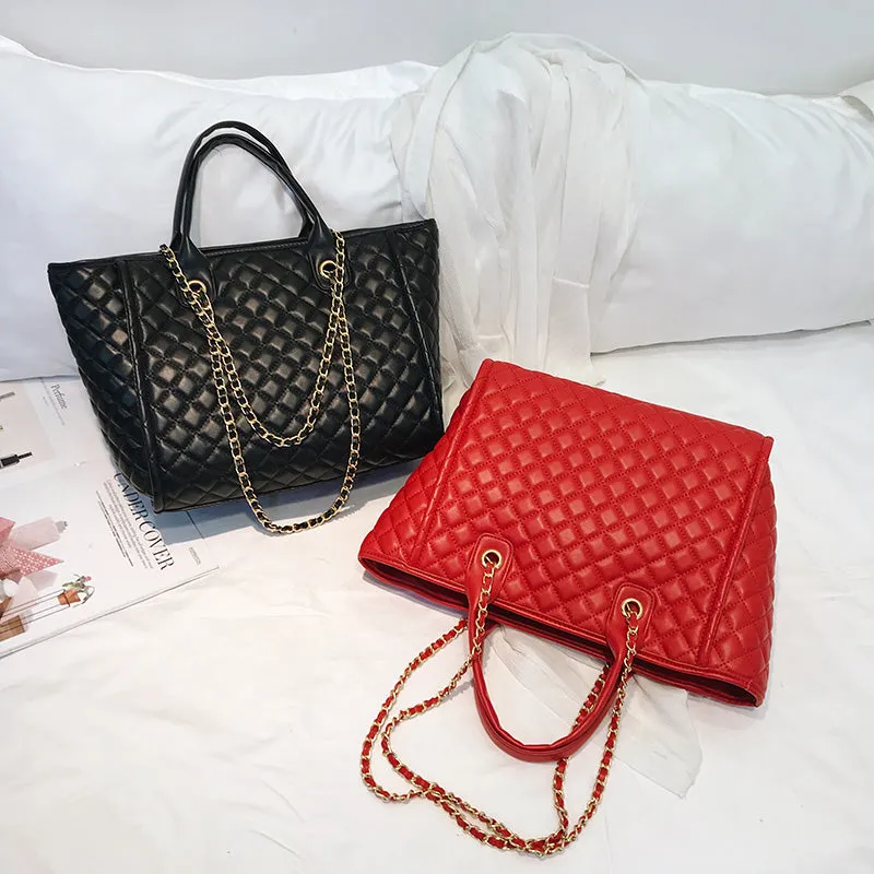 Luxury Handbags ,Large Shoulder Bag Women Leather Pu