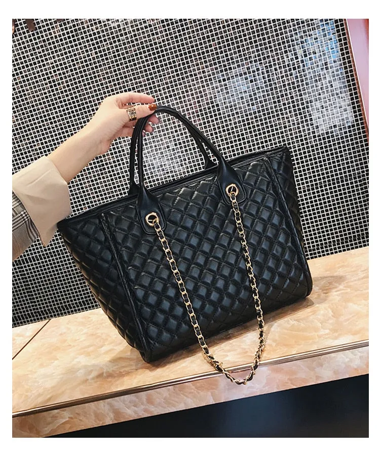Luxury Handbags ,Large Shoulder Bag Women Leather Pu