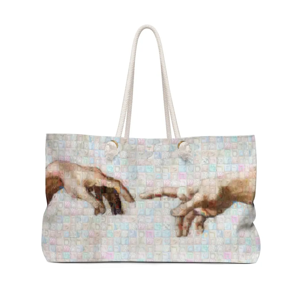 Michelangelo - The Creation Weekender Bag, by Gabriele Levy