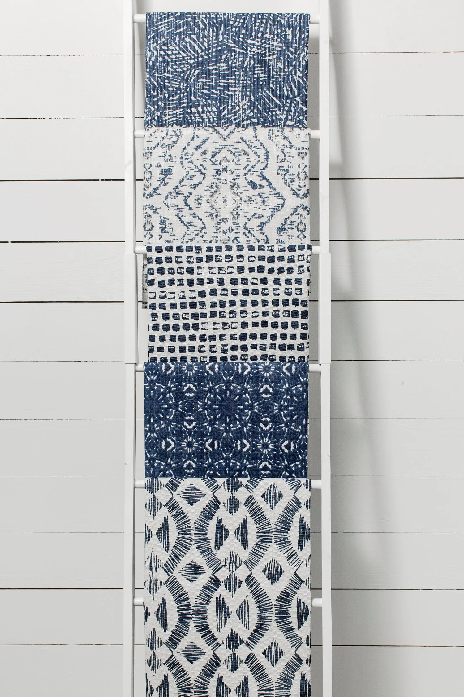 Miguel Space Blue Slub Canvas Fabric By Premier Prints