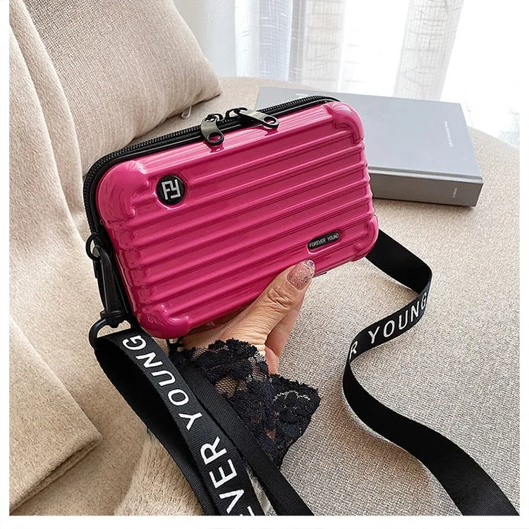 Mini Bag Luxury Handbags Women Bags Designer 2020 Trend Suitcase Shape Shoulder bag Small Crossbody Bag for Women Purse Hand Bag