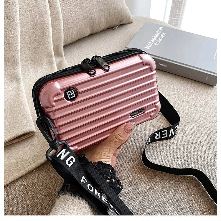 Mini Bag Luxury Handbags Women Bags Designer 2020 Trend Suitcase Shape Shoulder bag Small Crossbody Bag for Women Purse Hand Bag