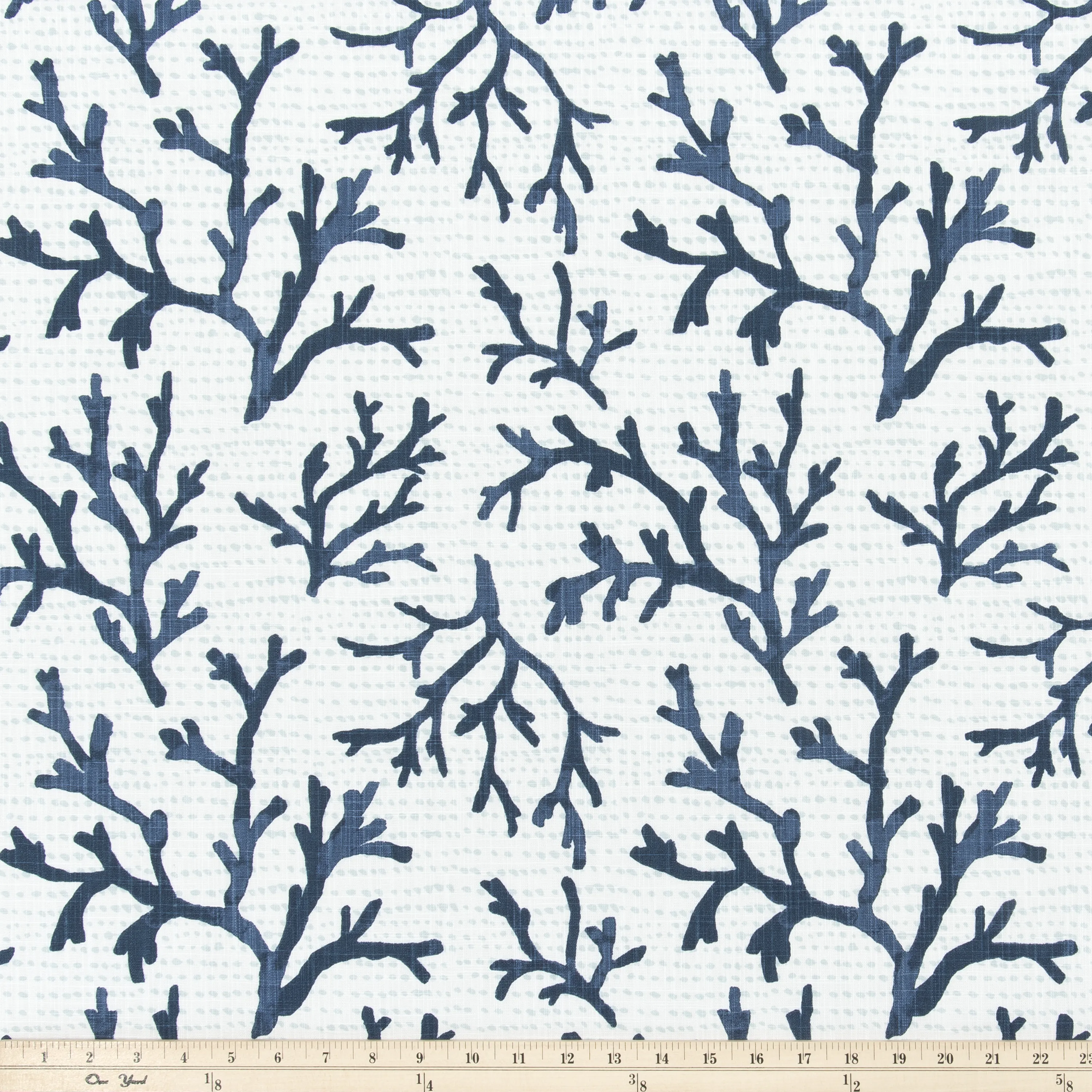 Naples Italian Denim Slub Canvas Fabric By Premier Prints