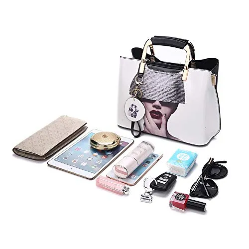 Nevenka Purses and Handbags for Women Top Handle Satchel Shoulder Bags Ladies Leather Totes (8)