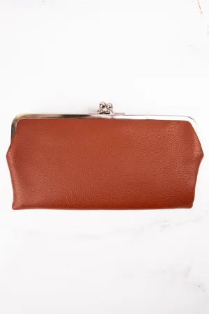 NGIL Twice as Nice Clutch Wallet in Brown