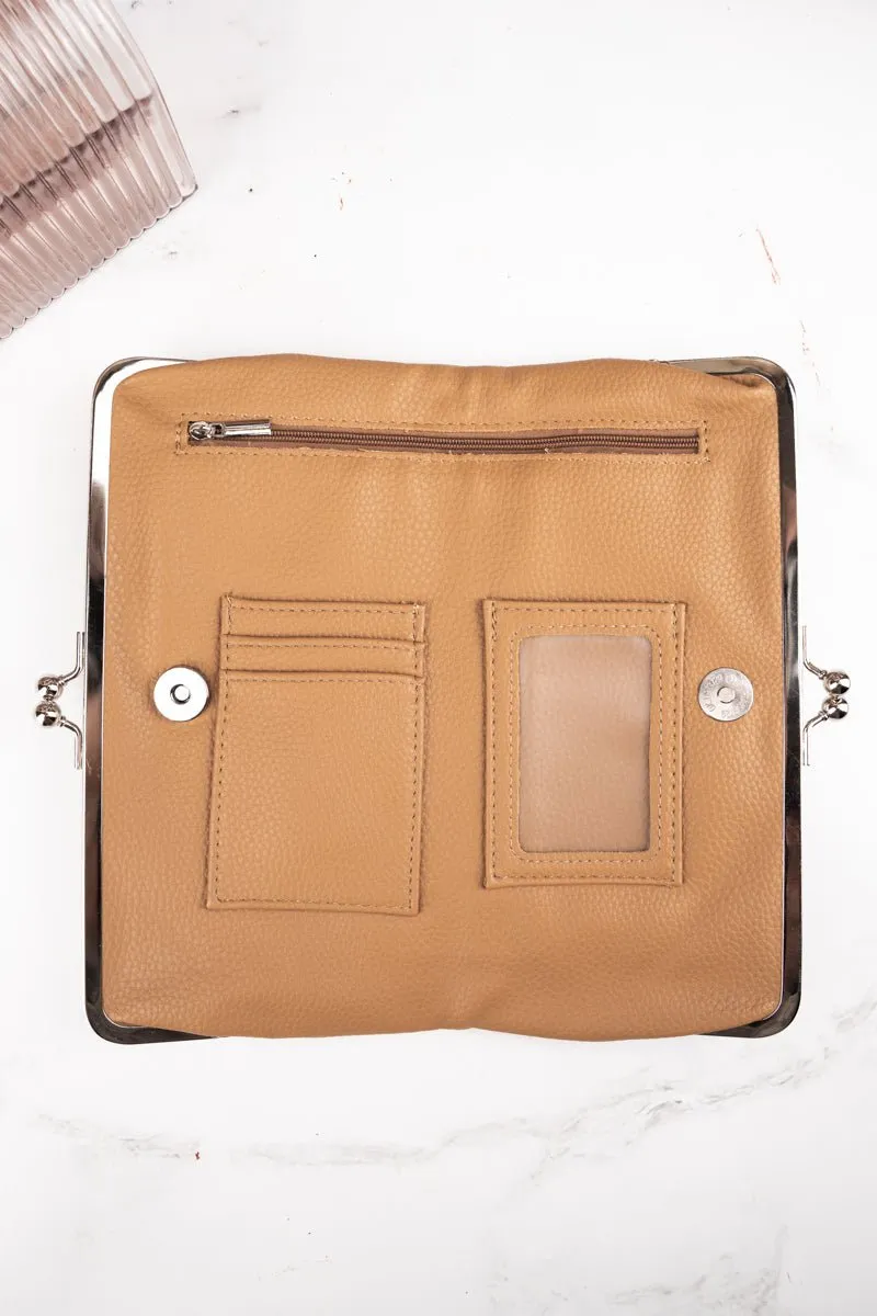 NGIL Twice as Nice Clutch Wallet in Light Brown