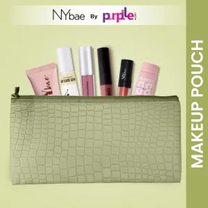 NY Bae Travel Around Town Pouch | Travel Friendly | Multi Purpose Bag | Spacious - Pista Punch