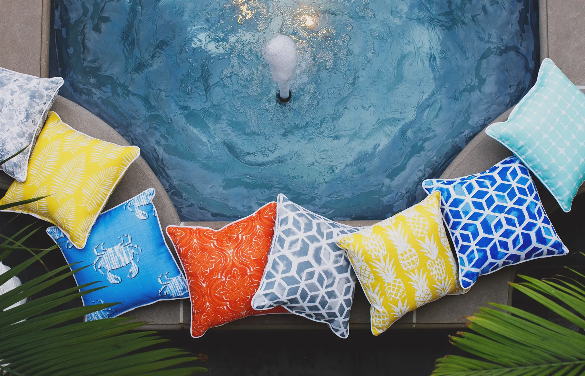 Outdoor Fabric - Atlantic Marmalade Polyester Fabric By Premier Prints