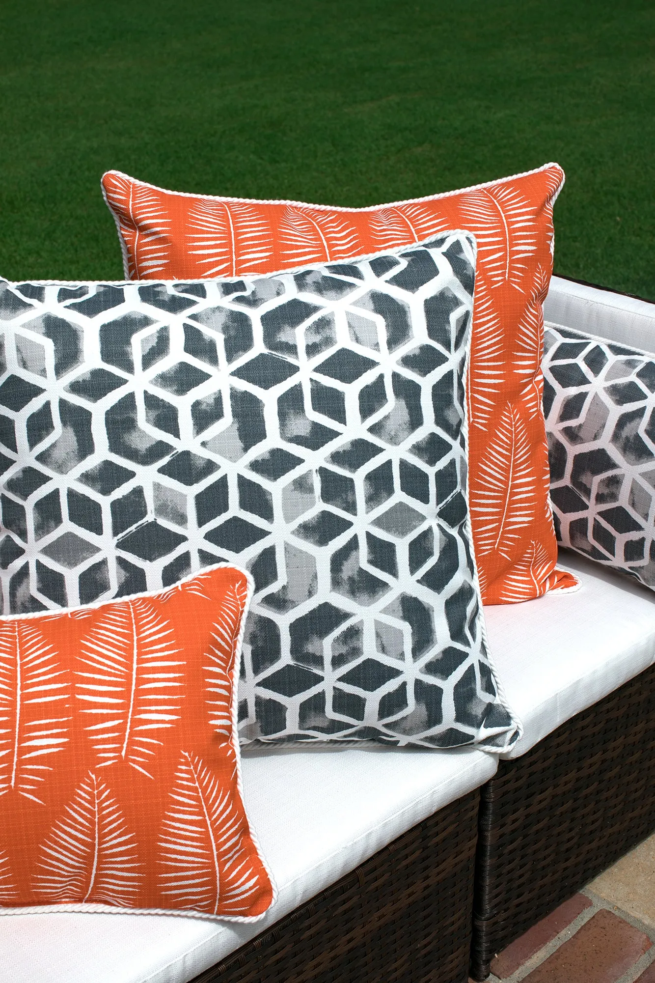 Outdoor Fabric - Celtic Sea Salt Polyester Fabric By Premier Prints