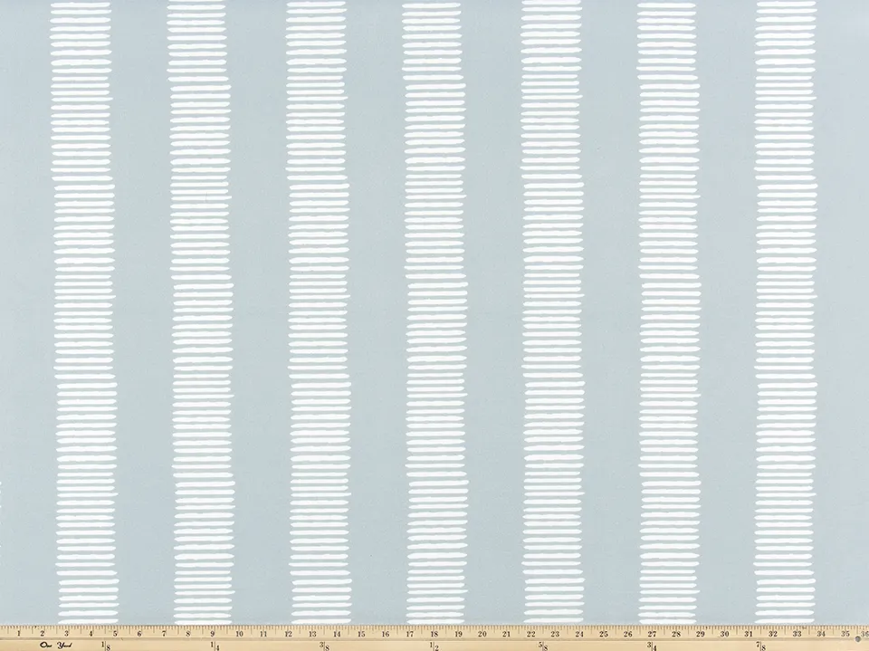 Outdoor Fabric - Dash Belmont Blue By Premier Prints