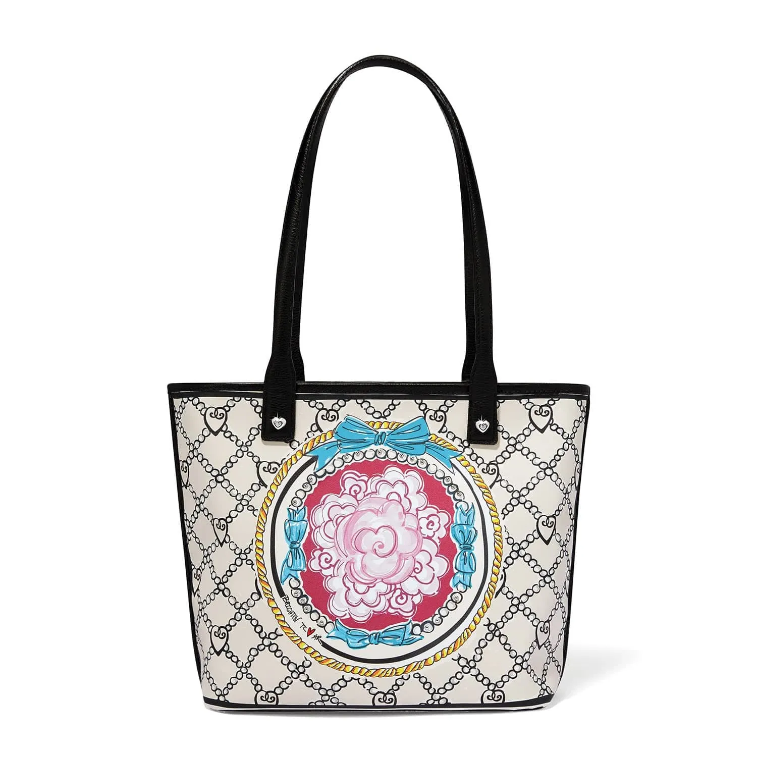 Paris Blooms Large Saffian Tote