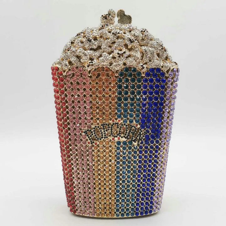 Popcorn Minaudiere Clutch