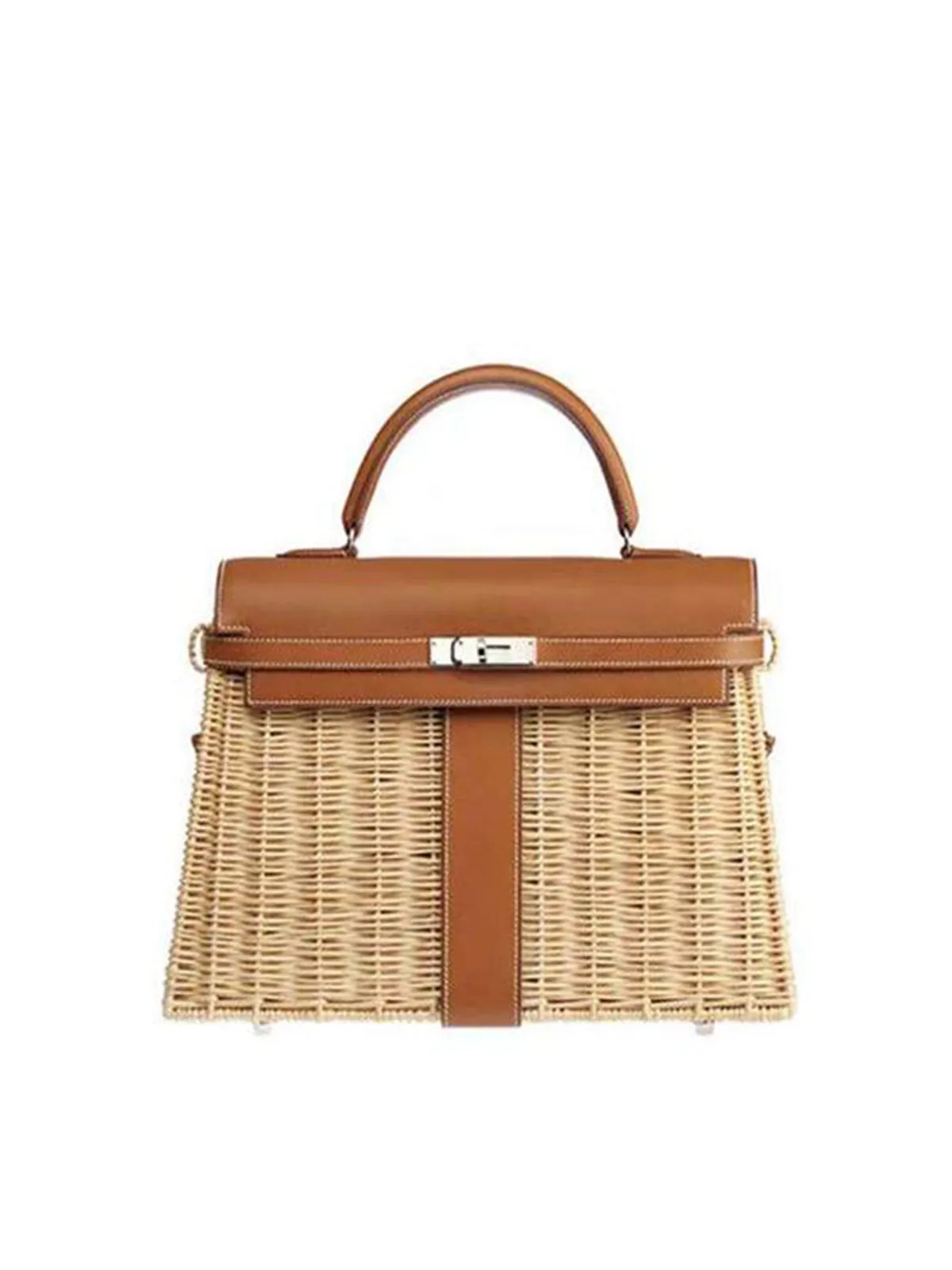 Rattan Tote Bag