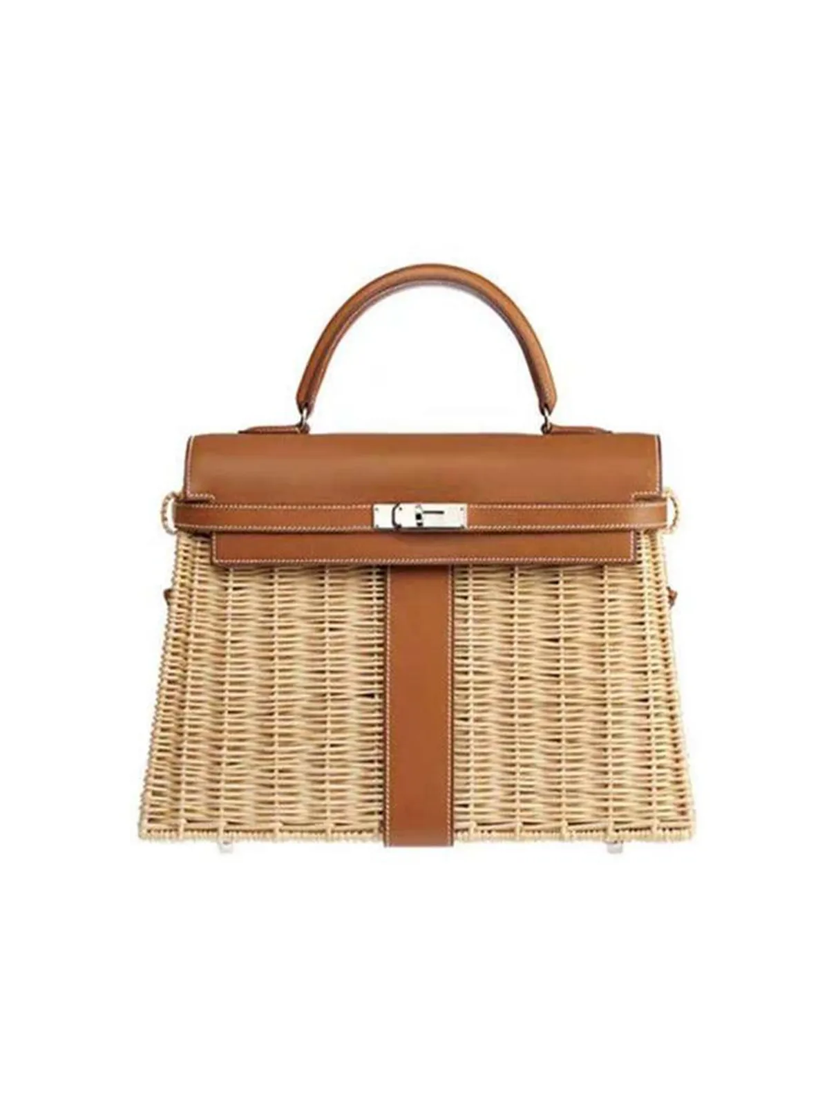Rattan Tote Bag