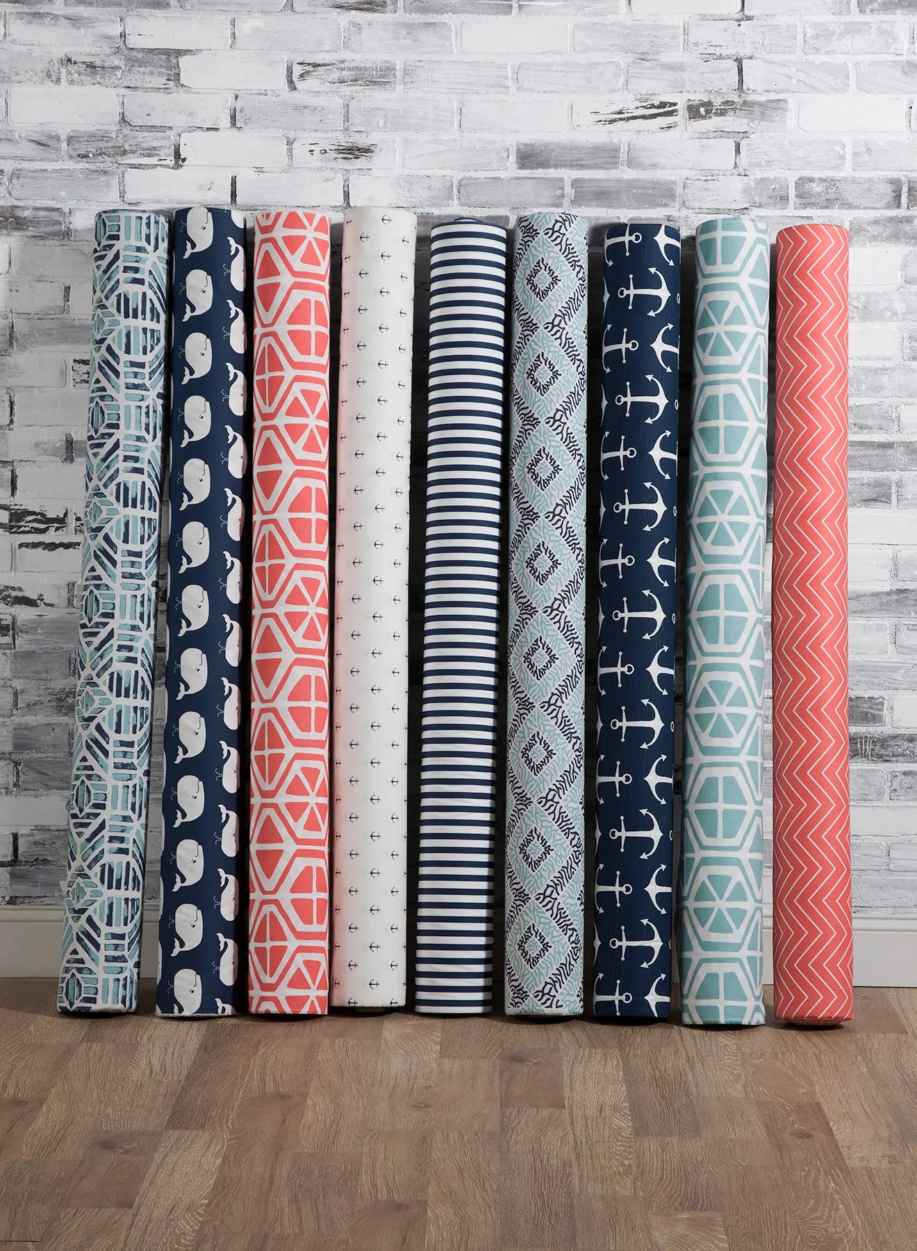 Sailor Premier Navy Slub Fabric By Premier Prints