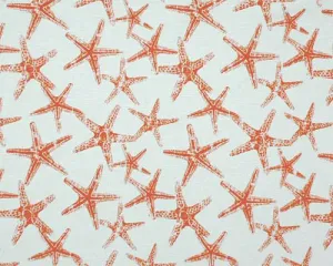 Sea Friends Salmon Slub Fabric By Premier Prints