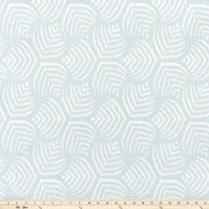 Sea Jewel Blue Haze Slub Canvas Fabric By Premier Prints