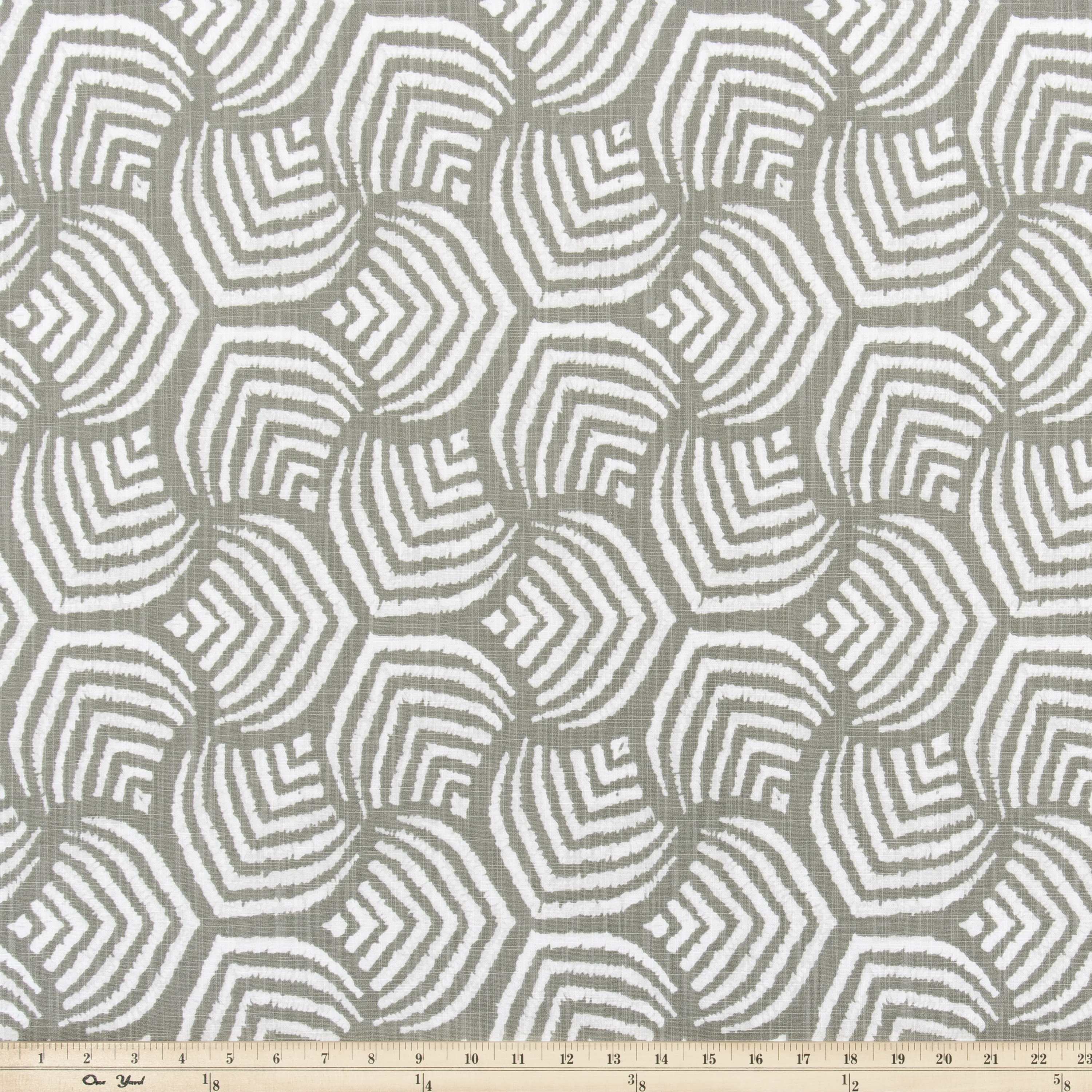 Sea Jewel Warm Stone Slub Canvas Fabric By Premier Prints