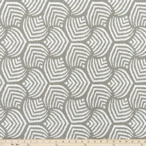 Sea Jewel Warm Stone Slub Canvas Fabric By Premier Prints