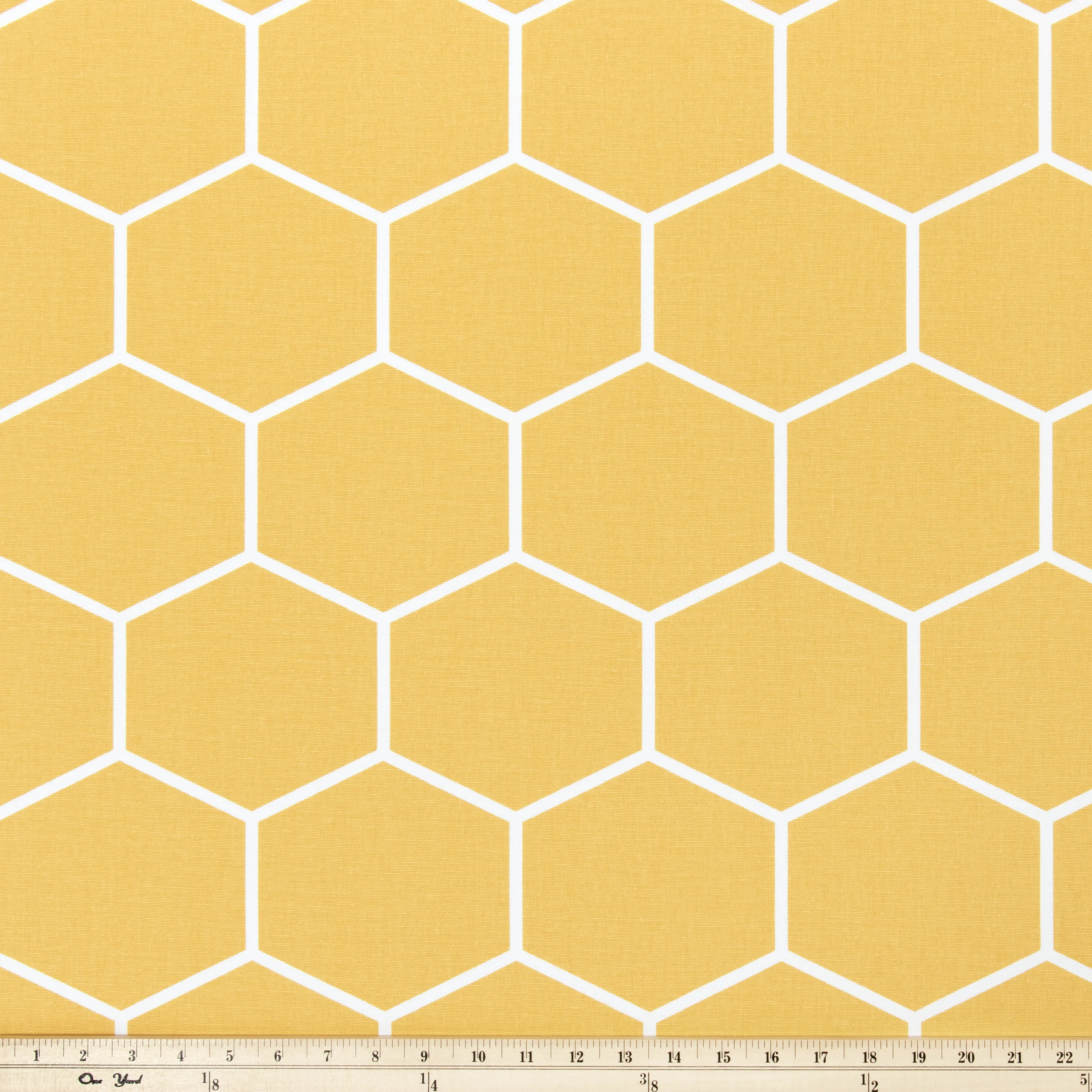 Shapes Brazilian Yellow Fabric By Premier Prints
