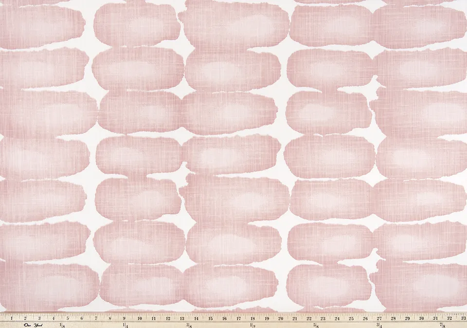 Shibori Dot Blush Slub Canvas Fabric By Premier Prints