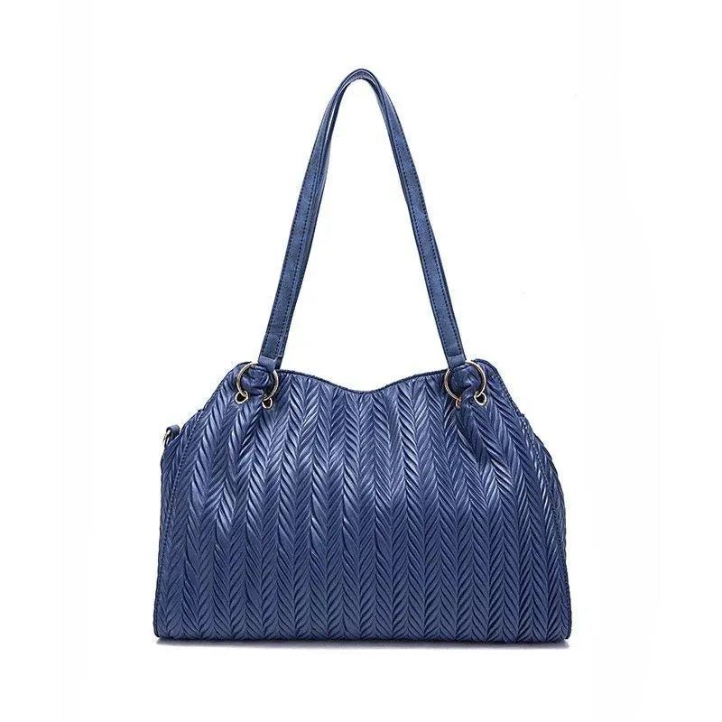 Shoulder Strap Tassel Tote Bag Set