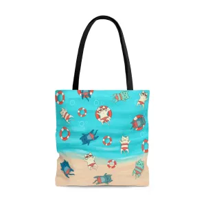 Summer Cat Tote Bag