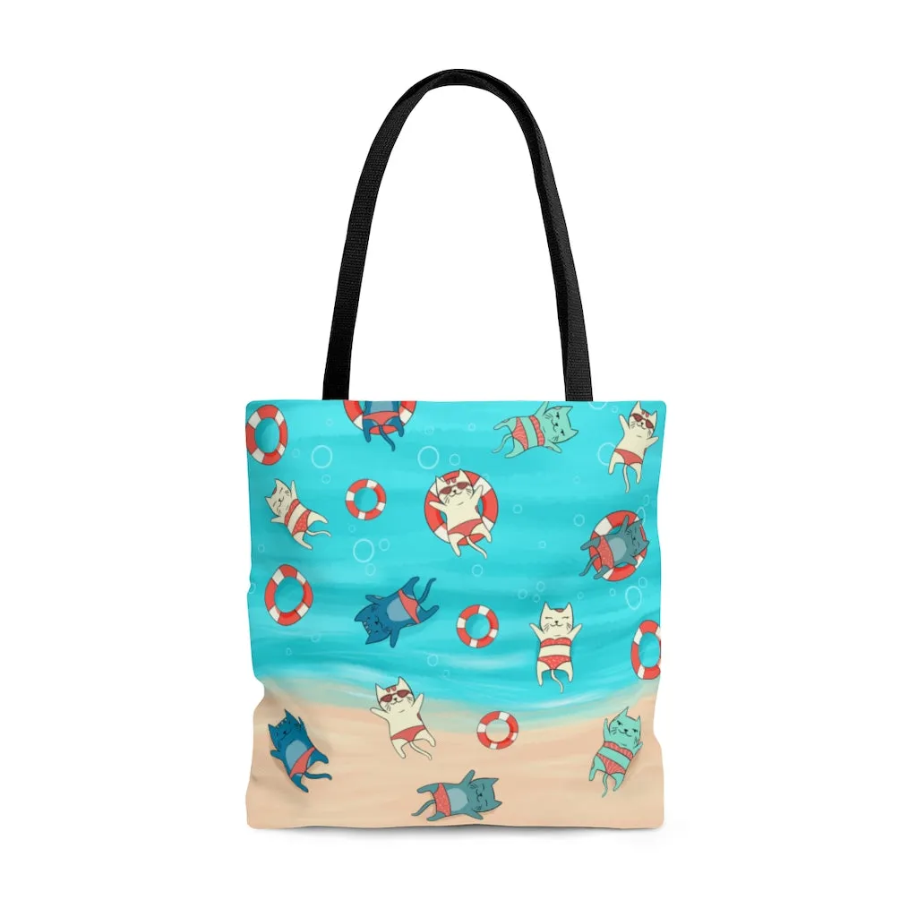 Summer Cat Tote Bag