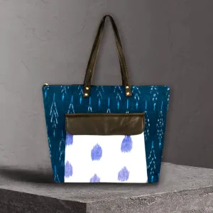 Timeless Teal Ikat Office Bag
