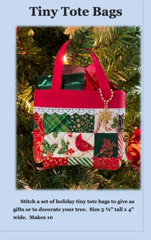 Tiny Tote Bags Pattern