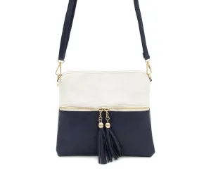Two Tone Square Crossbody