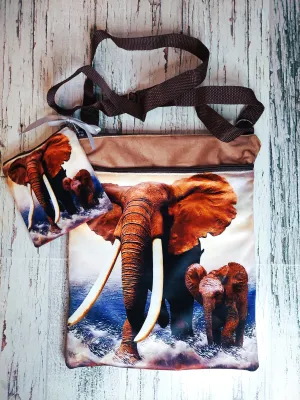 Velvet Tote - Elephant