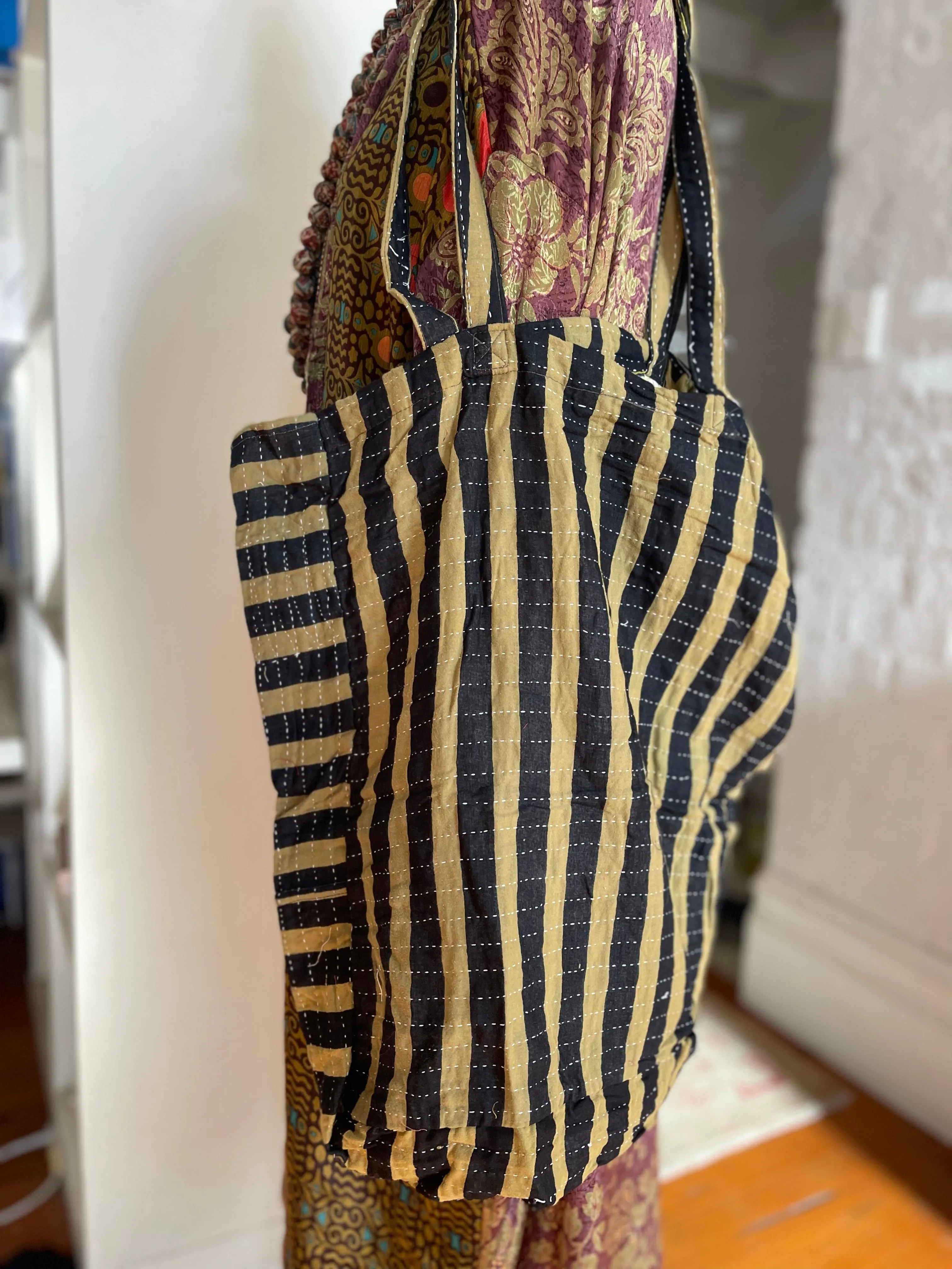 Vintage Kantha Tote - Outback