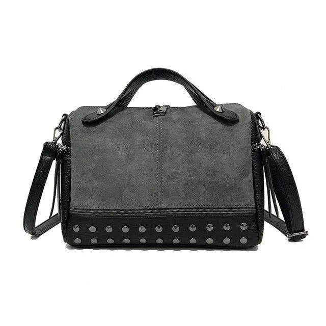 Vintage Shoulder Bag Women PU Leater Crossbody Bag Luxury Messenger Bag Lady Handbag Large Shopping Purse