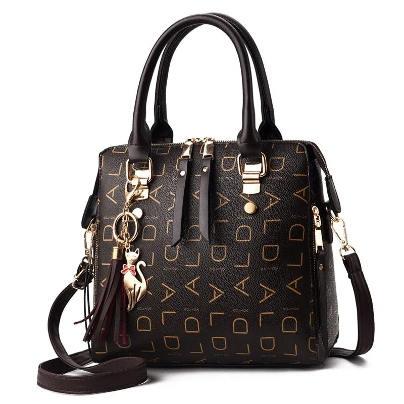 Vvsha  Famous Brand Women Handbags 2023 Luxury Crossbody For Woman Fashion Design Purses Totes Soft PU Leather Shoulder Bag