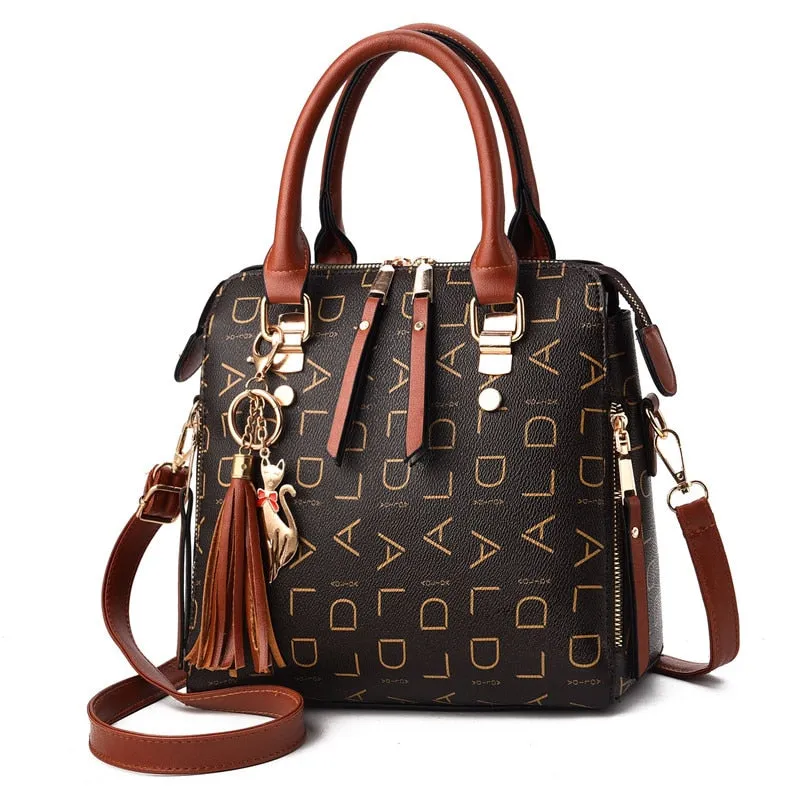 Vvsha  Famous Brand Women Handbags 2023 Luxury Crossbody For Woman Fashion Design Purses Totes Soft PU Leather Shoulder Bag