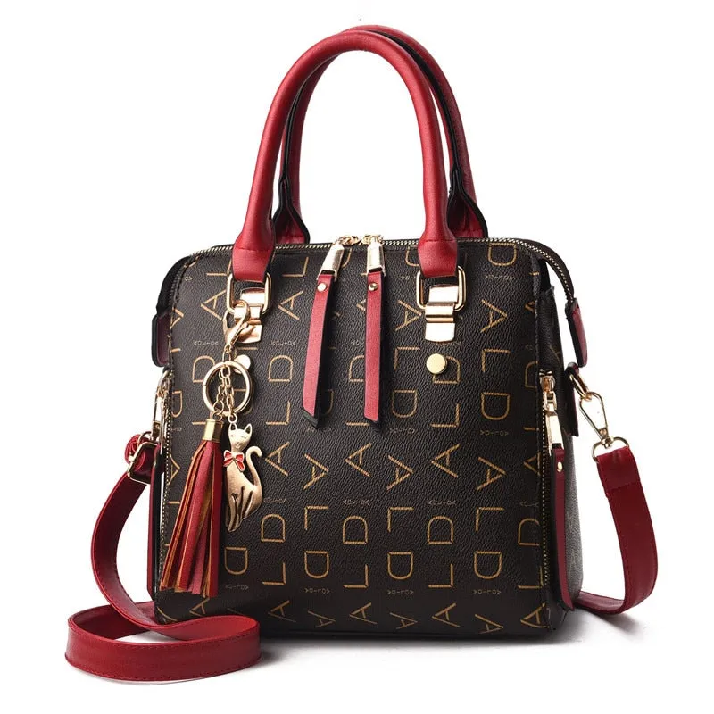 Vvsha  Famous Brand Women Handbags 2023 Luxury Crossbody For Woman Fashion Design Purses Totes Soft PU Leather Shoulder Bag