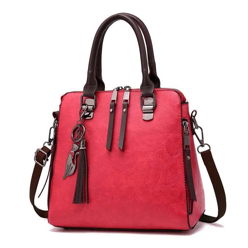 Vvsha  Famous Brand Women Handbags 2023 Luxury Crossbody For Woman Fashion Design Purses Totes Soft PU Leather Shoulder Bag