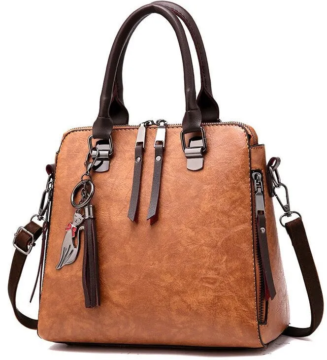 Vvsha  Famous Brand Women Handbags 2023 Luxury Crossbody For Woman Fashion Design Purses Totes Soft PU Leather Shoulder Bag